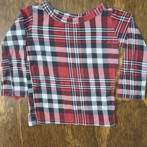 Posh Peanut Plaid Long Sleeve Bamboo Top